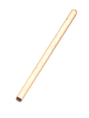 .3125" X 5.3125" Hickory, Rounded One End