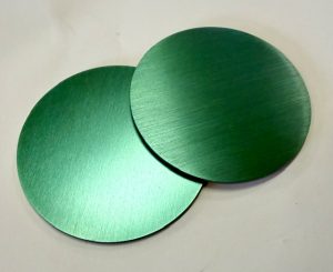 Green Anodized Aluminum Sound Board